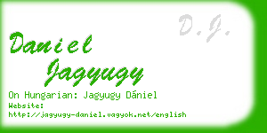 daniel jagyugy business card